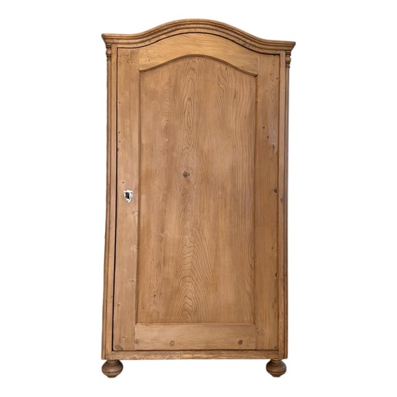 Gründerzeit Style 1-Door Farmhouse Cupboard in Wood For Sale