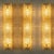 Metal Structured Glass and Brass Wall Light from Kaiser, 1960s For Sale - Image 7 of 18