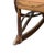Late 20th Century Handcrafted Rustic Hickory Twig Rocking Chair With Matching Footstool Adirondack Lodge Style For Sale - Image 13 of 18