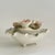 Vintage Capodimonte-Style Italian Porcelain Lidded Bowl With Pink Roses, Ruffled Edge & Feet For Sale In Miami - Image 6 of 11