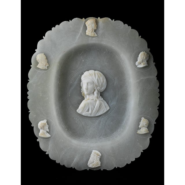 Grand Tour Relief Plate, 1800s For Sale - Image 4 of 5