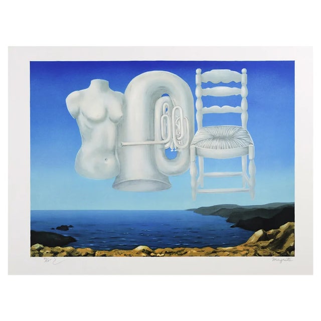 René Magritte, Le Temps Menaçant, Lithograph For Sale