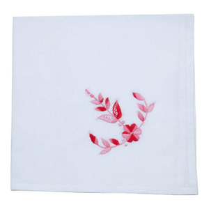 Florentina Shaded Pink Embroidered Napkin