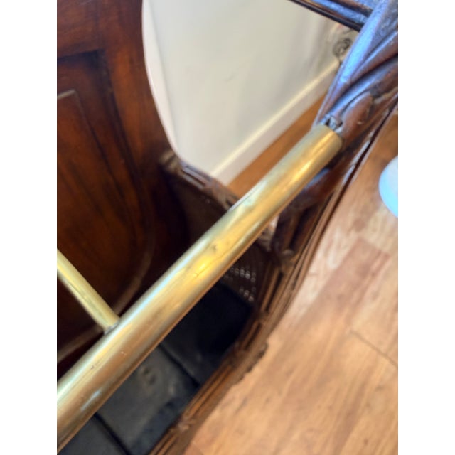 Coffee 19th Century Louis XV Umbrella Holder For Sale - Image 8 of 12