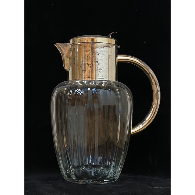 Large Vintage Crystal Decanter, 1950s For Sale - Image 10 of 10