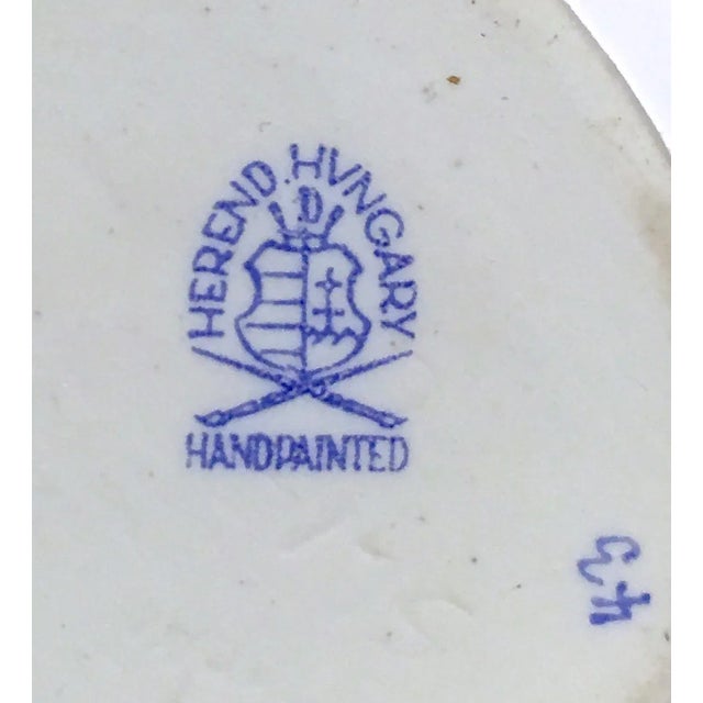 Ceramic Vintage Herend Boy Riding a Goose Figurine For Sale - Image 7 of 7