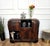 Very elegant Italian Art Deco Mid-Century Modern drinks dry bar cabinet in beautiful veneer walnut briar burl wood,...