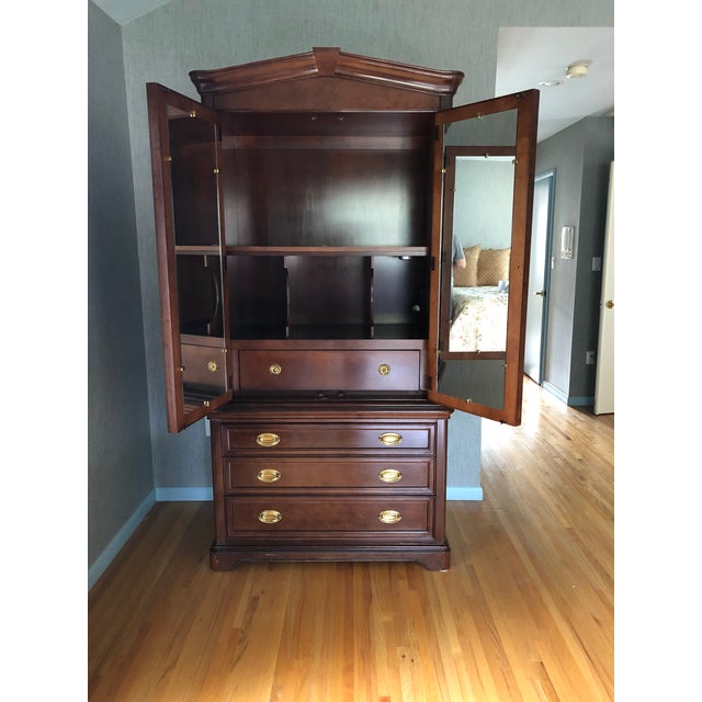 Bernhardt Mahogany Wood Armoire Chairish
