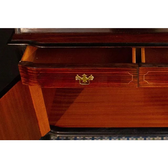 Mid-Century Italian Cabinet Bookcase, 1950s For Sale - Image 13 of 16