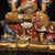 Antique Chinese Polychrome Gilt Bronze Daoist Deity Zhenwu (Xuanwu) Seated Statue For Sale In Los Angeles - Image 6 of 9