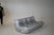 Ligne Roset Togo Living Room Set in Silver Fabric by Michel Ducaroy for Ligne Roset, 1979, Set of 5 For Sale - Image 4 of 13