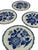 1970s Vintage Hand-Painted Floral Miniature Wall Plates from Royal Delft, 1970s, Set of 7 For Sale - Image 5 of 10