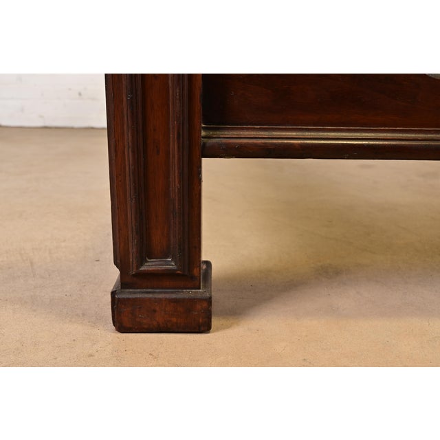 Antique Monumental Eastlake Victorian Burled Walnut Full Size Bed, Circa 1880s For Sale - Image 11 of 14