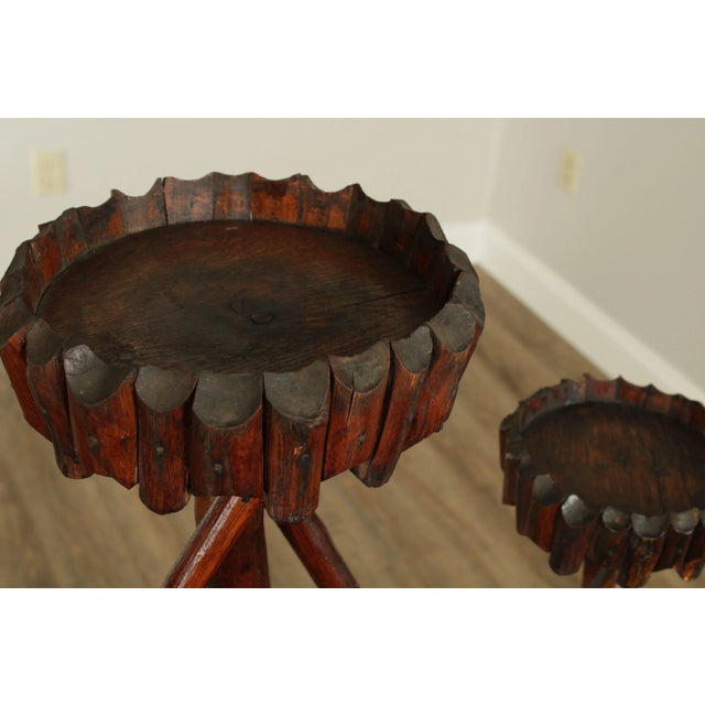 Brown Antique 19th Century 7 Arm Hickory Twig Plant Stand For Sale - Image 8 of 13