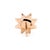 Early 21st Century Christian Dior ÉToile Des Vents 18k Rose Gold Diamond Single Pink Stud Earring For Sale - Image 5 of 8