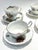 Traditional Vintage Fine China Tea Cups and Saucers & 2 Sets Cream and Sugar - 6 pcs For Sale - Image 3 of 17