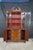 Mid Century Sheraton Style Mahogany Bow Front China Curio Display Cabinet 82" For Sale - Image 4 of 18