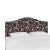 Kenmore Headboard in Coral Navy Leopard, Full For Sale