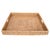 Boho Chic Artifacts Rattan Square Tray For Sale - Image 3 of 3