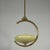 Art Deco Brass & Opaline Glass Pendant, Sweden, 1940s For Sale - Image 4 of 14