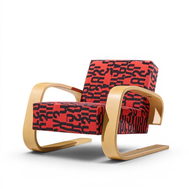 Alvar Aalto Armchair 400 Tank Mid Century Bentwood Lounge Chairs - Pair For Sale In Chicago - Image 6 of 13