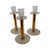 Orrefors 1990s Orrefors Nobel Crystal Candlesticks Set of 3 Gunnar Cyrén Sweden For Sale - Image 4 of 9