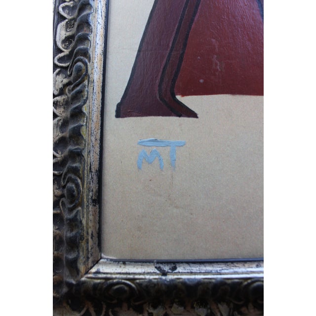 1950s Vintage Figurative Abstract Nudes Painting For Sale - Image 5 of 13