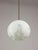 Mid-Century Modern Italian Pendant Lamp in Brass and Opaline For Sale - Image 12 of 15