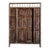 Antique 1920s Whitewash Carved Indian Teak Wood Door, 84x59 For Sale