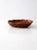 This mid-century Syroco-style decorative bowl is cast from composite wood to mimic the look of carved wood, showcasing an...