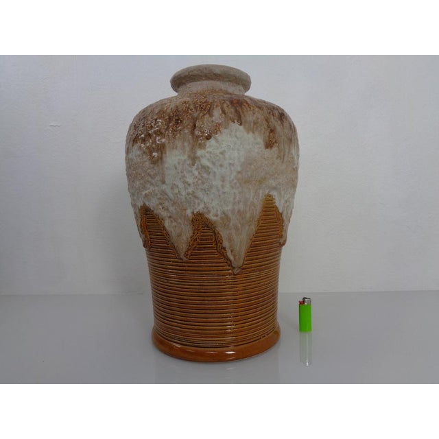 Large Lava Ceramic Model 650/45 Vase from Dümler & Breiden, Germany, 1970s For Sale - Image 4 of 18