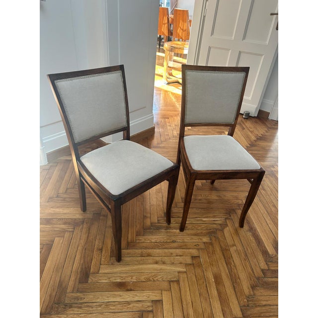 Polish Postmodern Art Deco Style Dining Chairs, 1960s, Set of 4 For Sale - Image 10 of 13