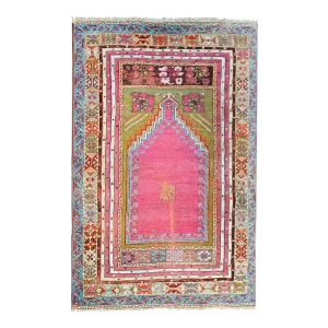 Early 20th Century Turkish Konya Prayer Rug