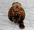 Mid 20th Century Vintage 15" Traditional Mahogany Lion Carved Sculpture For Sale - Image 5 of 11