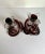 Burgundy Mid-Century Hand Blown Glass Knot Candle Holders- a Pair For Sale - Image 8 of 12