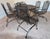 Mid 20th Century Midcentury Russell Woodard Briarwood Wrought-Iron Patio Dining Set, 7 Pieces, Attributed For Sale - Image 5 of 15
