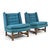 This pair of Edward Wormley easy chairs have a wonderful profile combining a casual slipper chair with a wing-back....