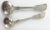 Metal Early 20th Century Pair of Silverplate Sugar or Mustard Spoons by Hall & Elton For Sale - Image 7 of 10
