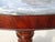 Restoration Pedestal Table with Rotating Marble Top For Sale - Image 10 of 18