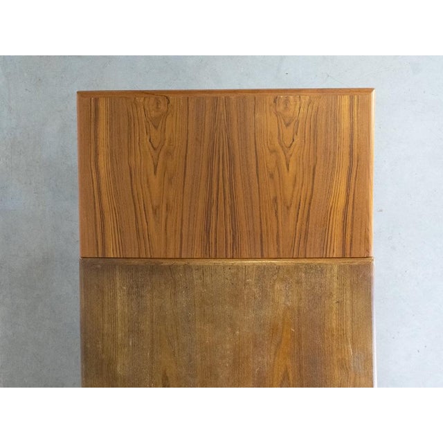 Original unrestored extendable Danish Teak dining table. The 2 extendable tops are never used and are like new. This piece...