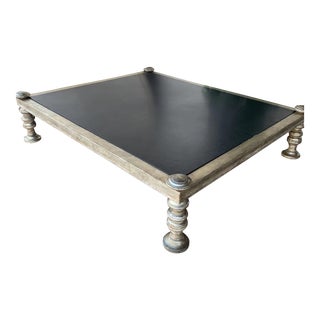 Huge Quatrain for Dessin Fournir Pompeian Style Giltwood Coffee Table For Sale