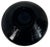 Mid-Century Modern 11 In. Tall Murano Art Glass Black Spiral Textural Swirl Vase For Sale - Image 3 of 13