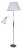 1950's Brass and Wood Floor Lamp by Bertil Brisborg For Sale