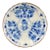 18th-Century.Chinoiserie Delftware Plate With Insects & Maker's Mark For Sale