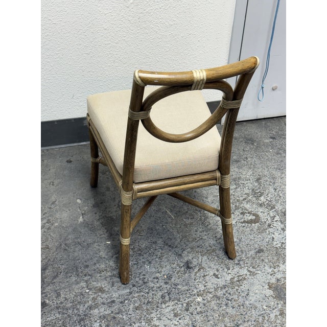 Orlando Diaz-Azcuy for McGuire Target Side Chair For Sale - Image 12 of 12