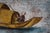Late 20th Century Pair of Vintage Hand-Painted Chinese River Village Solid Wood Panels For Sale - Image 5 of 18