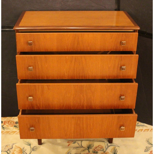Circa 1960s Mid Century Modern English Chest of Drawers by Homeworthy For Sale - Image 9 of 15