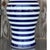 Vintage Contemporary Glazed Ceramic Striped Ginger Jar For Sale - Image 12 of 12