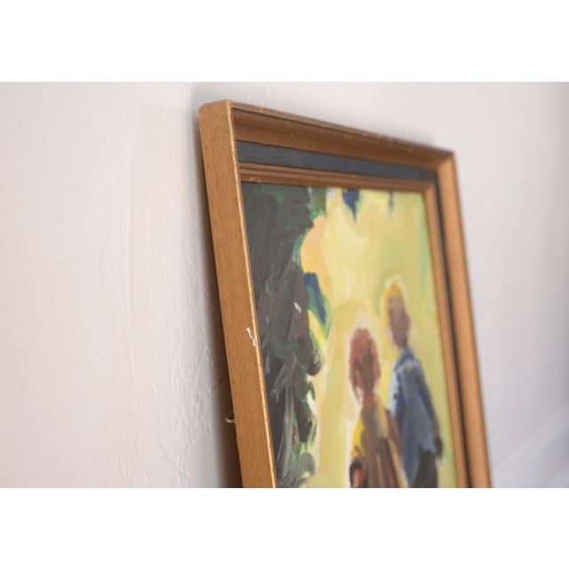 Yellow The Walk to Paradise Garden Painting For Sale - Image 8 of 10