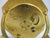 Metal Cartier Paris Gold Plated Green Enamel Octagonal Travel Alarm Desk Clock For Sale - Image 7 of 14